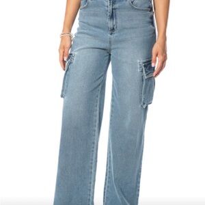 Juicy Couture Women's Blue Cargo Jeans